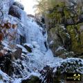 Blauenthaler Wasserfall bei Blauenthal nahe Eibenstock, Erzgebirge, Sachsen - 8. Februar 2023 (1).JPG